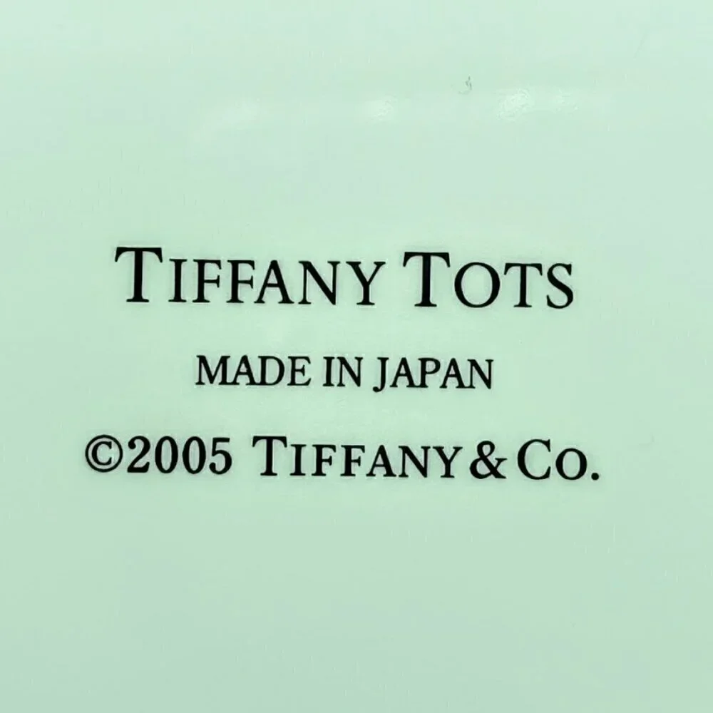 Tiffany Tots Mint Green Porcelain Cup & Elephant Snack Plate